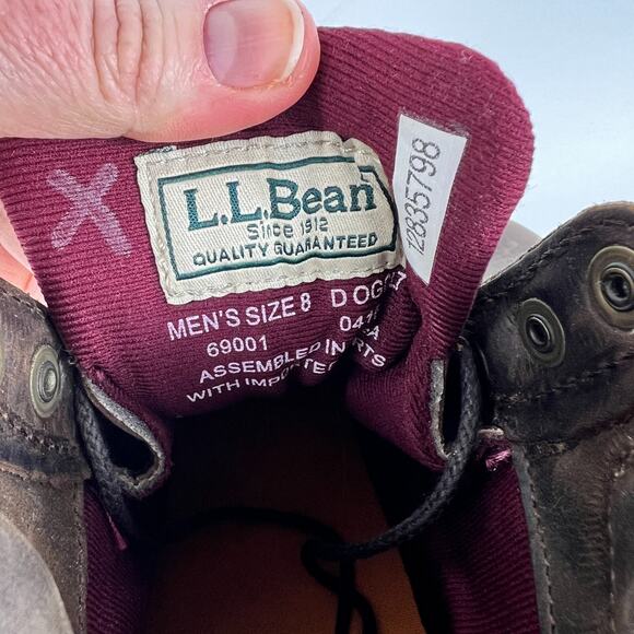 Chippewa LLBean Katahdin Iron Works men’s size 8 brown waterproof leather boots - Picture 11 of 11